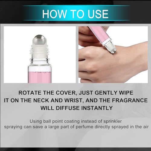 Gemse Pheromones Perfume for Women, Long-Lasting Phereau Perfume, Portable Venom Scents Roll On Perfume Fragrances, Women's Fragrances Phero Oil (4 Pcs)