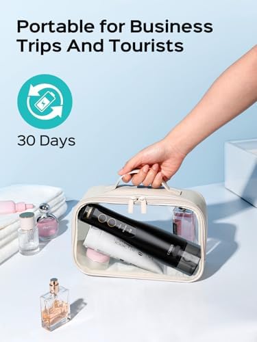 COSLUS Portable Water Flosser for Teeth: 10 Pressure Settings Professional Water Dental Pick for Orthodontic, Braces & Sensitive Gums - Cordless for Travel Use, for Adults Teens, BPA-Free, W40(WFP14)