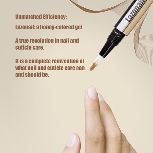 Nail Strengthening & Repair Gel, Restores Brittle Nails from Damage Caused by Manicures & Harsh Environments, Infused with 94% Walnut Extract, Honey Colored