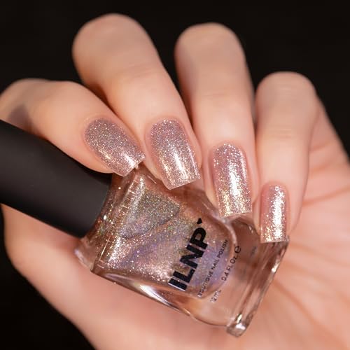 ILNP Crystal - Light Champagne Gold Ultra Metallic Nail Polish