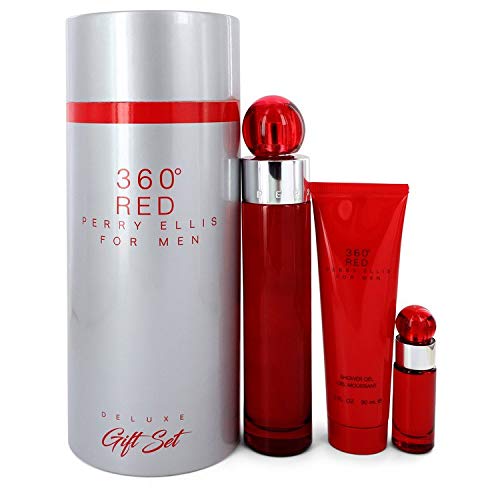 Perry Ellis 360° Red for Men - 3-Piece Gift Set