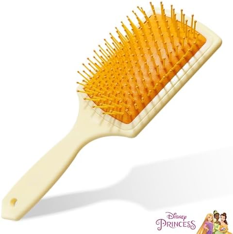 LUV HER Kids Hair Brush & Spa Headband Set for Girls - Features Disney Bella from Beauty & Beast - Fun Grooming Kit for Detangling, Styling & Skincare - Soft & Stretchy One Size, Ages 3+