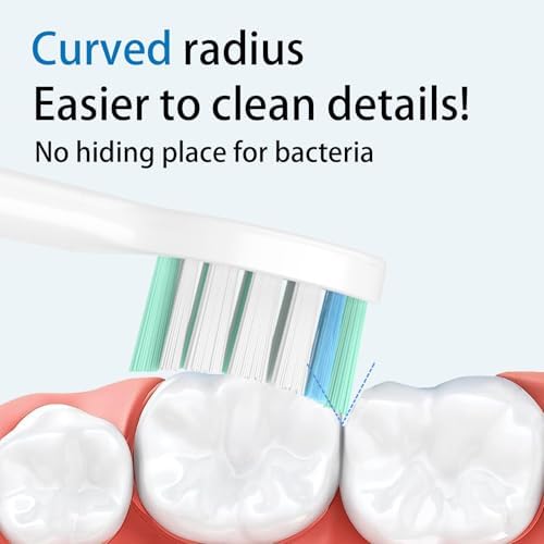 Replacement Toothbrush Heads for Philips Sonicare Replacement Heads, Replacement Brush Head Compatible with Phillips Sonicare Electric Toothbrush, 12 Pack