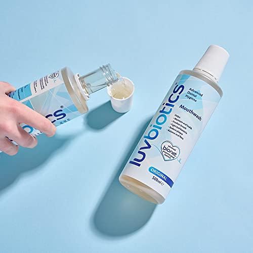 Luv Biotics Mouthwash with Oral Probiotics, Xylitol & Aloe Vera - 500ml