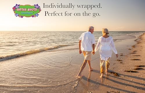 Dry Mouth Relief Fruit Mix 3.3oz Bag (2 Bags) | Relieves Dry Mouth & Increases Saliva Production, Sugar Free, Gluten Free, Delicious Fruit Flavor, Individually Wrapped, 30 Ct