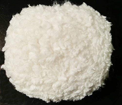 Medium Polar Bear Fluffy Fleece Powder Puff for Dusting Powder - 5 Inch Diameter
