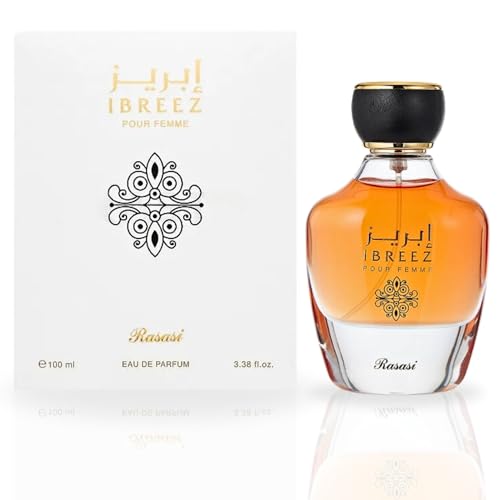 RASASI Ibreez Eau De Parfum For Women Spray 100ML (3.38 OZ) Arabian Perfume For Women Refreshing, Floral And Captivating Fragrance, Long Lasting Perfume For Women, Luxurious Feminine Scent