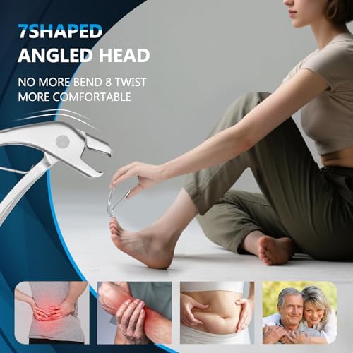 Nail Clippers&Toenail Clippers for Thick Nails for Seniors | Toe Nail Clippers Set for Ingrown Nails for Men | Manicure Kit &Nail Cutter for Women (Sliver(AC))