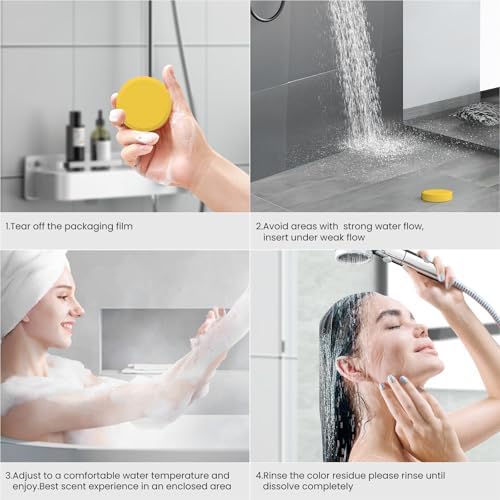 Shower Steamers Aromatherapy 8 Packs Mothers Day Gifts Shower Bombs Relaxation Gifts for Women Coolest Gifts for Women Shower Essentials Ideal Self Care & Stress Relief Gifts