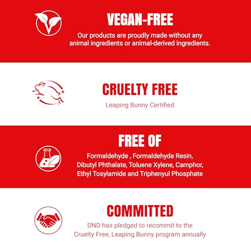 DND Diva Gel Polish Set, First Class Collection, UV/LED GelPolish and Air Dry Nail Lacquer, Matching Chip-Free Polish Duo, 0.5 Fl Oz Each