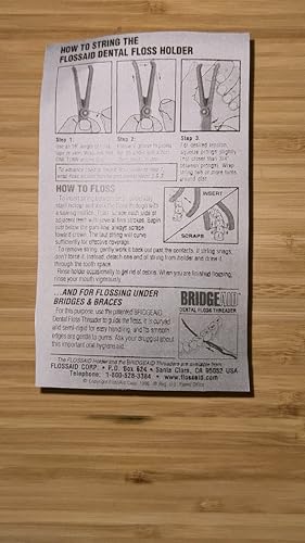 Dental Floss Holder - 3 Pack (Assorted Colors)