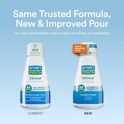 SmartMouth Clinical DDS Activated Oral Rinse 32oz