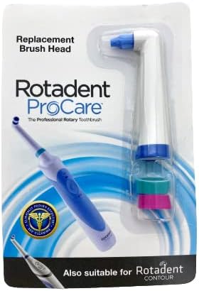 Short-Tip Replacement Brush Head; FITS The ROTADENT PROCARE/Contour Toothbrush Models ONLY (Does NOT FIT The Classic, Legacy, OR Plus Models)…