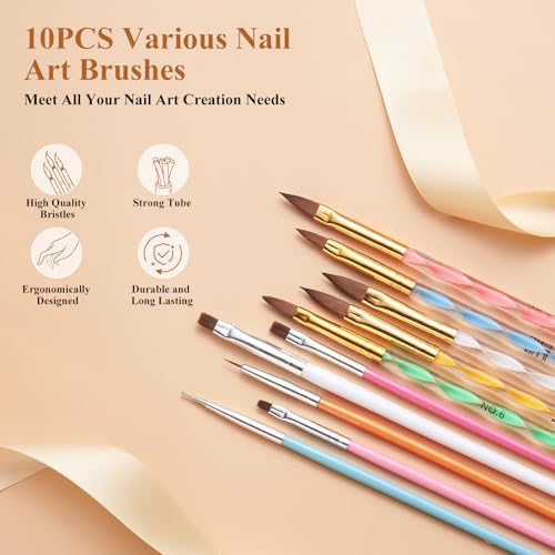 Practice Hand for Acrylic Nails: Rubber Nail Hand with Stand - Fake Manicure Hand to Practice Acrylic Nails for Beginners