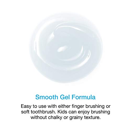 Baby Toothpaste 6 to 12 Months - Rain Fluoride Free Tooth Paste Gel for Infant Toddler Kids 0-6 Years and Up, Safe to Swallow, 2.8 Oz, Babies Training, Xylitol, Vitamin C, Vegan, SLS Free, Gluten Free