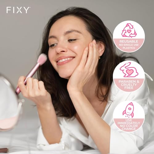 FIXY Makeup Repair Kit - Repressing tool for Eyeshadows, Blush & Highlighter or Depot | Organize Makeup Pans in Makeup Palette with Mirror | Makeup Artist Must Haves