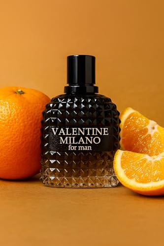 Perfume for Men Valentine Milano Eau de Toilette, 3.4 Fl Oz / 100ML, Masculine Cologne Natural Spray, Long Lasting Fragrance, Bold Fresh Scent for Daily & Night Use
