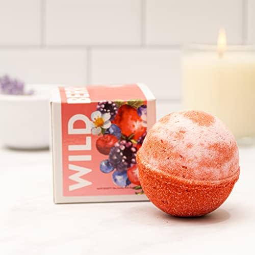 Wild Berry Bath Bomb with Jewelry Inside (Surprise Jewelry Valued at $25 to $5,000) Made in USA, Perfect for Bubble Spa Bath. Handmade | Ring Size 05