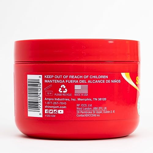 Shine N Jam Magic Fingers For Braiders Extra Firm Hold 8 Ounce (Pack of 2)