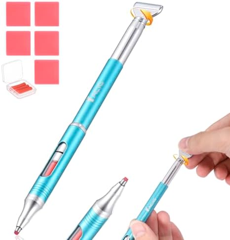 Diamond Art Pen Refillable Wax Pen for Diamond Painting, Metal 5D Diamonds Art Accessories Pens with a Multi Placer, Blue