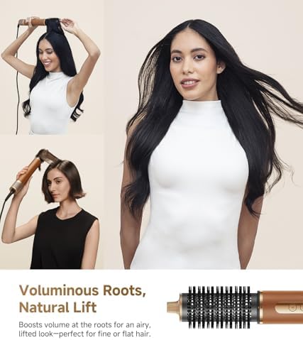 DREAME AirStyle Pro 7-in-1 Hair Styler & High Speed Dryer | Magnetic Attachments for Curling, Smoothing, Volumizing | Fast Drying, Frizz Control, Cool Shot | Luxury Leather Package