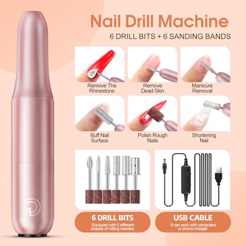 COSCELIA 66pcs Gel Nail Polish Kit with U V light and Drill Starter Kit 35 Colors Summer Gel Polish Set 5pcs Top Base Coat Nail Art Supplies French Gel Manicure Kit Gifts for Women DIY at Home