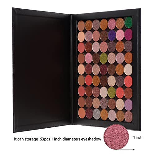 Allwon Extra Large Magnetic Palette Empty Makeup Palette for Eyeshadow Lipstick Blush Powder (Diamond shape)