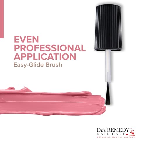 Dr’s Remedy Enriched Nail Polish: Non Toxic, All Natural, and Organic - Doctor Formulated: Strengthens, Restores, Heals, and Protects '24-Free' - SERENE Salmon