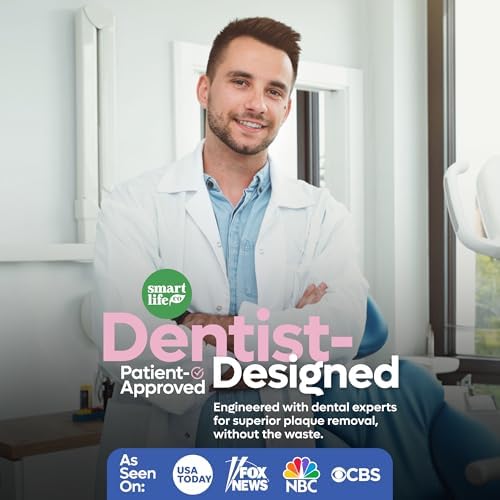 SmartLifeco Biodegradable* Dental Floss Picks - Eco-Friendly Tooth Flosser for Adults & Kids | Straw Wheat Unwaxed Floss | Toothpick Stick Soft On Gum & Teeth | Compostable*, Vegan, Unflavored 200ct