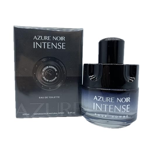 Azure Noir Intense Men's Cologne 3.4 Fl. Oz. Eau de Toilette Spray