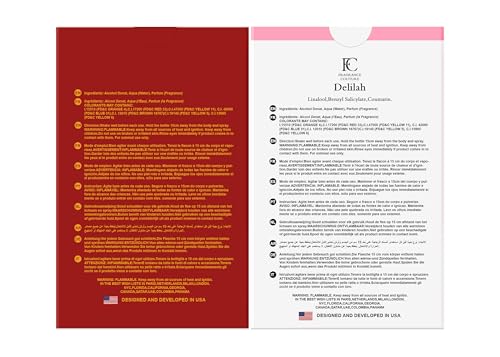 Hybrid & Company Women 2 PCS Delilah Beyond Heat Perfume Natural Spray Fresh Fragrance