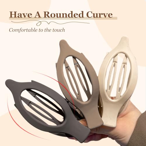 French Hair Clips, 2025 New Large Hair Clips Durable Claw Clips, Versatile Styling Accessories for Women (C)