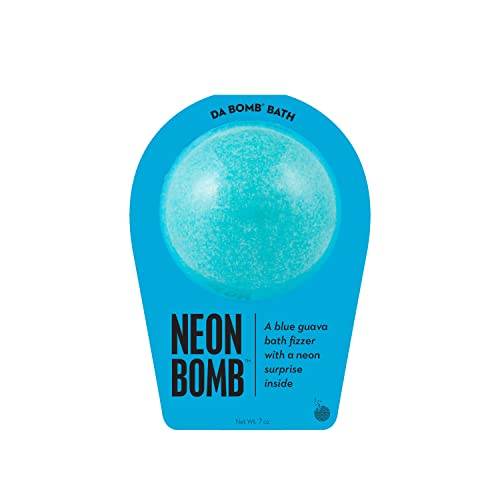DA BOMB Neon Blue Bath Bomb, 7oz (Pack of 2)