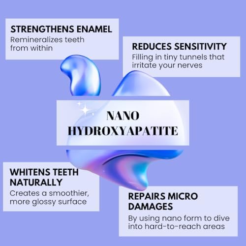 Fizzy Mouthwash Concentrate | Remineralizing Enamel Repair, Nano Hydroxyapatite | 20X Concentrated Travel Size | No Fluoride, Alcohol, Dye | Xylitol, Dry Mouth | Non-Mint | Kids & Adults | Watermelon