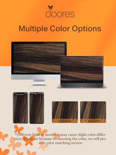 DOORES Tape in Hair Extensions Human Hair, Balayage Dark Brown to Chestnut Brown 50g 20pcs 18 Inch, Human Hair Extensions Natural Remy Straight Hair Skin Weft