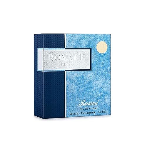 RASASI Royale Blue Eau De Parfum Spray for Men, 2.5 Ounce