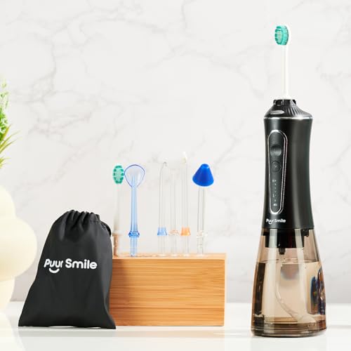 Replacement Tips for Puur Smile Water Flosser – 6x Water Dental Flosser Tip | Oral Irrigator Jet Tip | Advanced Dental Care for a Healthier Mouth, Gum, and Teeth | Water Flosser Head