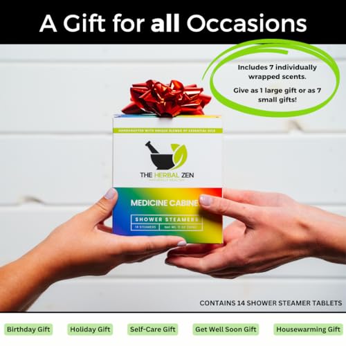 Shower Steamers Aromatherapy Variety Pack - Shower Bombs Made in the USA - Aromatherapy Bath Gifts for Women - Easter Basket Stuffers for Adults - Shower Tablets Mothers Day Gift