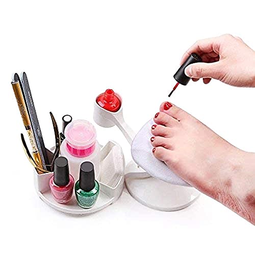 Makartt Nail Stand Hand Rest for Nails, Manicure Supplies with Multi Angle & Polish Trays, Foot Station Supply for Salon Home DIY