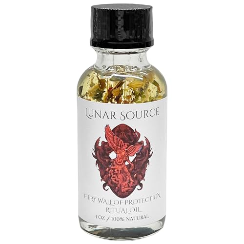 Spiritual Fiery Wall of Protection Ritual Oil | Pagan Anointing Prayer Witchcraft Conjure Spell Magickal Oil Witchy Hex Jinx Reversal Dragon's Blood Magic