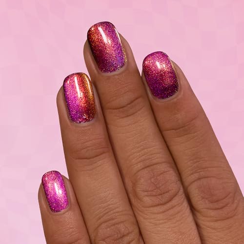 ILNP Misfit - Pink to Orange Magnetic Shimmer Nail Polish - Vegan, Cruelty Free, Non Toxic