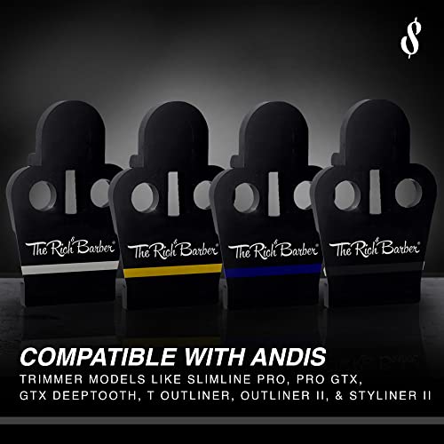 The Rich Barber On The Money 10-Second Blade Setter - Zero Gap Tool for Razor, Barber Blade Alignment, Close Shave, Clean Fade, Sharp Line - Hair Stylist & Barber Tools for Home & Professional Use