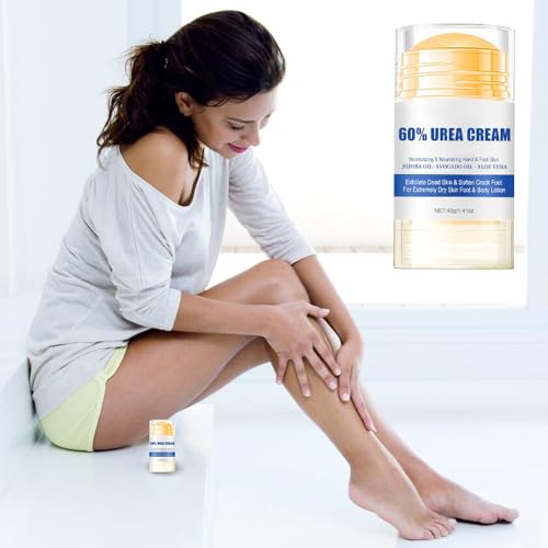 Smooth Steps Foot Therapy Balm, 2025 Upgraded Hydrating and Anti-Cracking Foot Cream, Foot Cream for Dry Cracked Heels and Feet Women Men Travel (Peach, Standard)