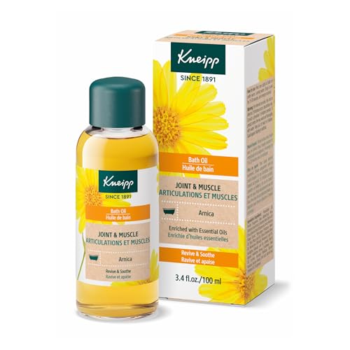 Kneipp Joint & Muscle Arnica Bath Oil - Good for Achy Joints & Post-Workout Recovery - Vegan - 3.38 fl oz - Up to 10 Baths