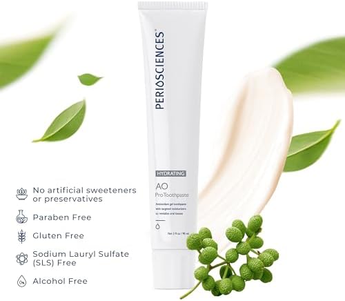 PerioSciences AO ProToothpaste Hydrating with Nano Hydroxyapatite, Remineralizing, 3 fl oz / 90ml