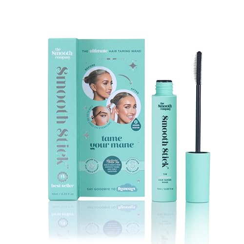Smooth Stick™ - Premium Hair Taming Wand for flyaways and brows. Enriched with Biotin, Vitamin E, and Aloe Vera. Oil Free, Alcohol Free, Non-Greasy formula.