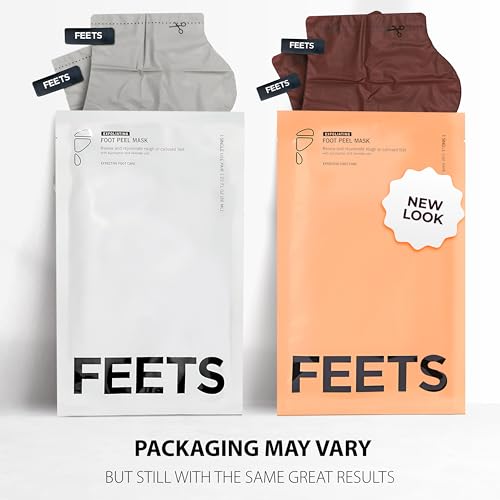 Foot Peel Mask with Eucalyptus and Lavender (2-Pack) | Remove and Exfoliate Dead Skin | Perfect for Men and Women | Removes and Repairs for Dry, Rough, Cracked Heels and Calluses