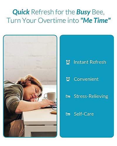 No Water Rinse Free Shampoo Caps for Camping & Home Care, Dry Hair Washing Caps for Adult & Elderly, Waterless Shampoo Shower Caps for Bedridden Patients, Microwaveable & Alcohol-Free, 5 Pack