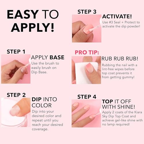 Kiara Sky Dip Powder Essentials 2 oz, DIP/CLEAR