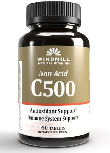 Vitamin C Tablet 500mg Non-Acid Wmill - 60 by WINDMILL